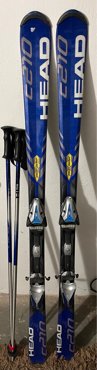 Lyže HEAD 156 cm + hole