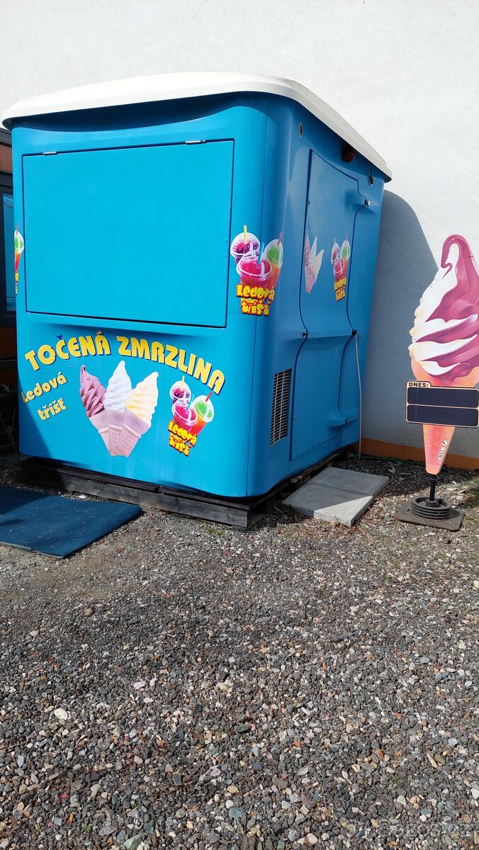 Točena zmrzlina a tříšť