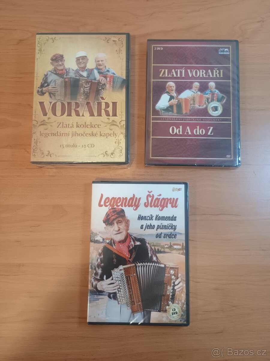 NOVÉ zabalené Legendy Šlágru, 2 x Voraři
