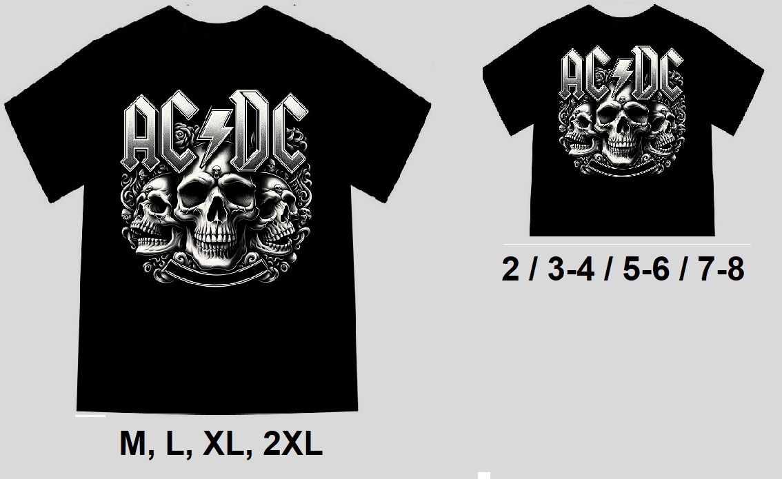 Pánské a dětské tričko AC/DC
