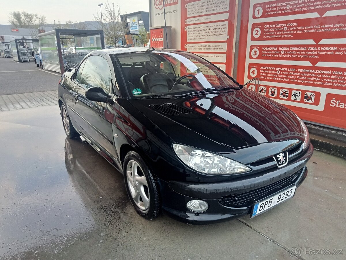 Peugeot 206cc 1.6 benzín 80kw