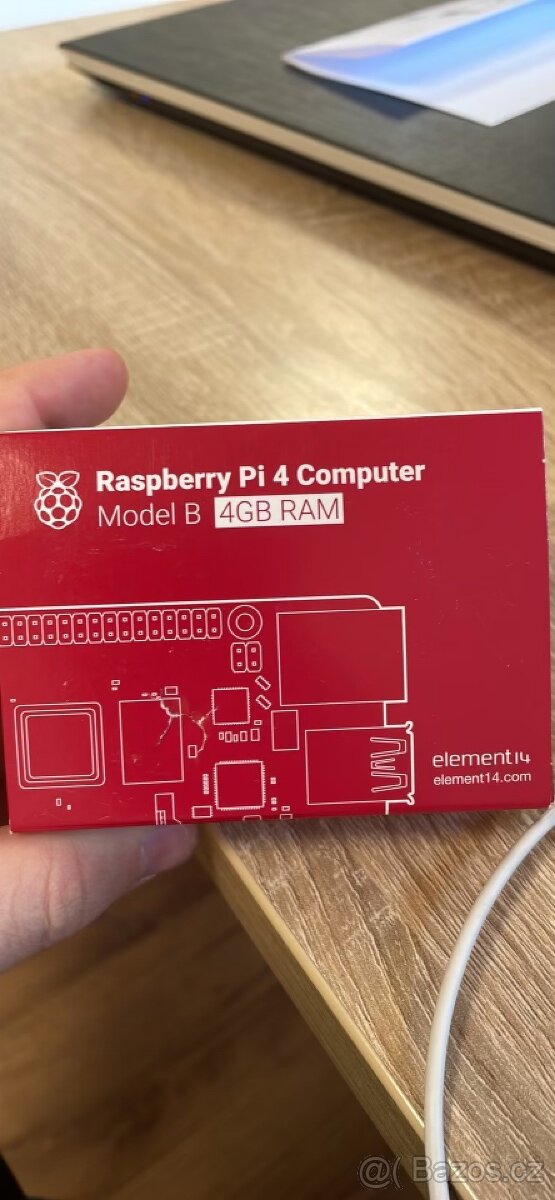 Raspberry Pi 4B - 4Gb + chladiče + 16Gb micro SD