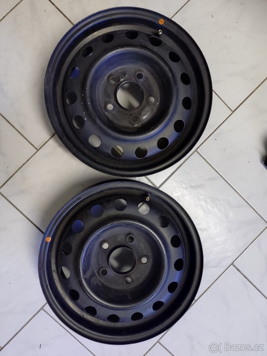 Plechové disky 2ks, R15 5X114,3