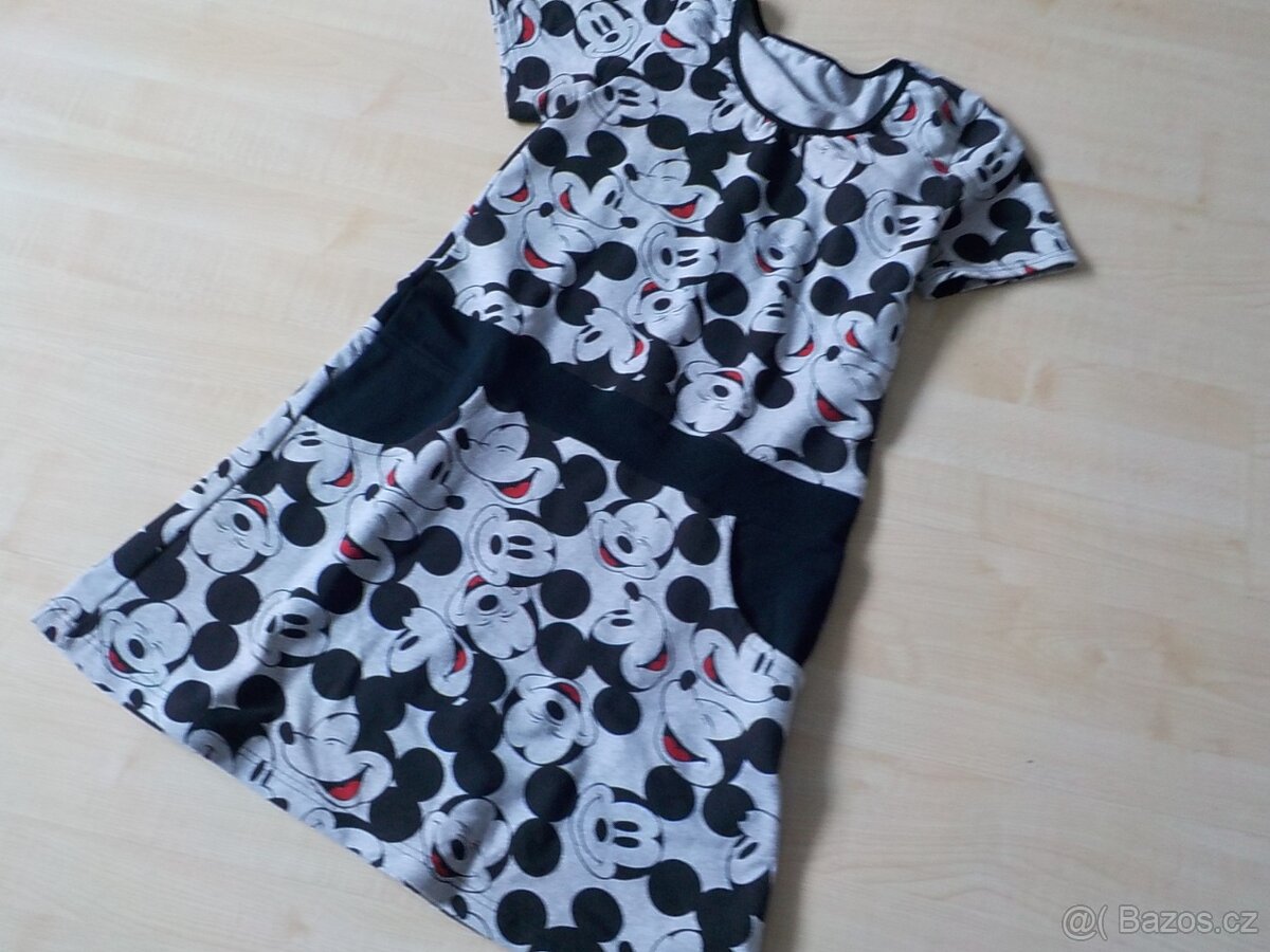Krasne šaty Mickie Mouse vel M