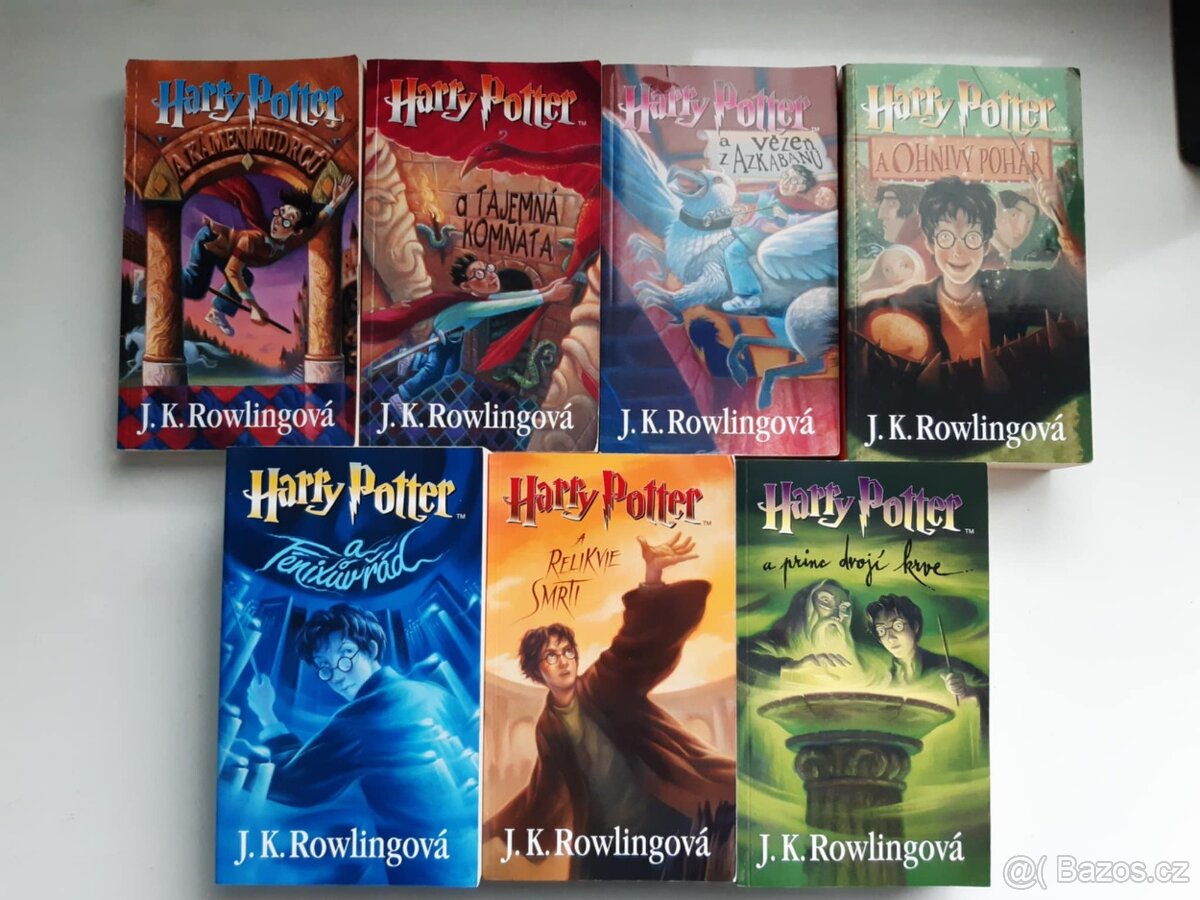 Harry Potter 1-7 Sedm Let v Bradavicích kmplet v boxu knihy