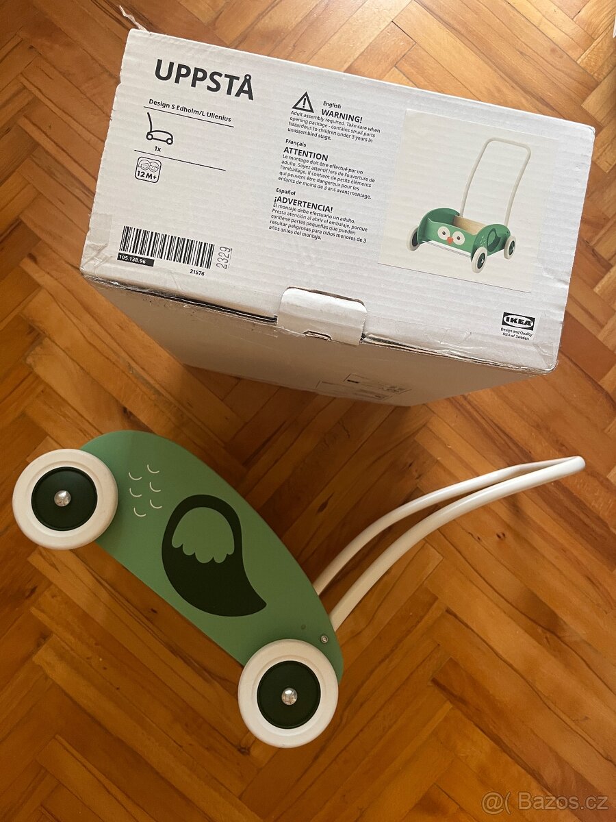 UPPSTÅ Chodítko pro batolata, zelená