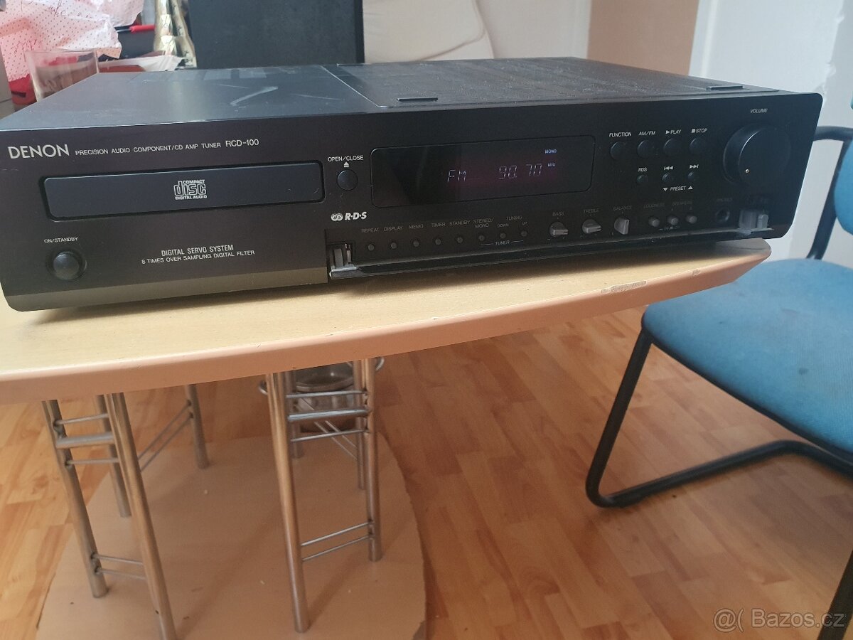 DENON RCD-100 CD/RÁDIO RECEIVER zesilovač 2x45 watů