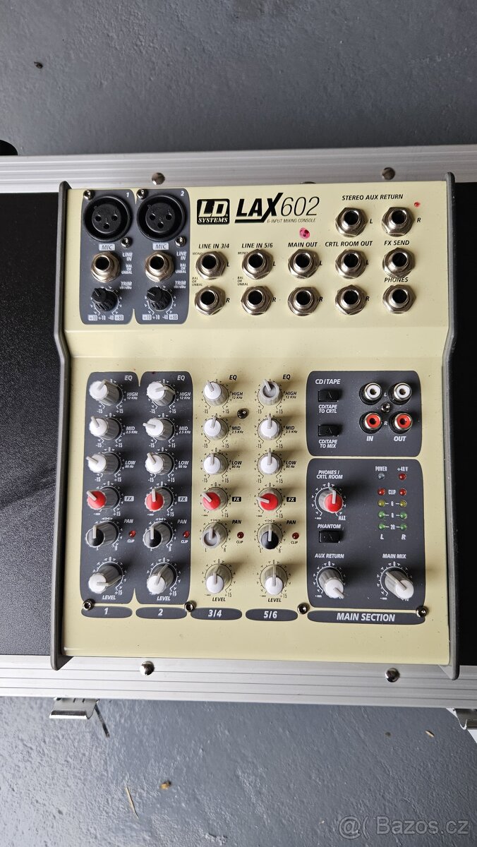 LD Systems LAX 602 mixážní pult + KUFR