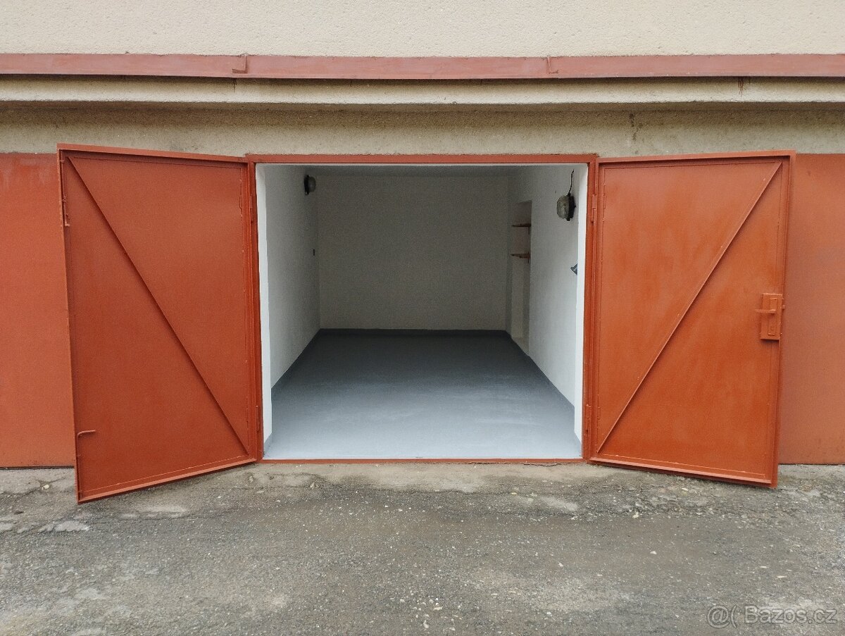 Pronájem garáže v Třebíči u čerpací stanice Shell