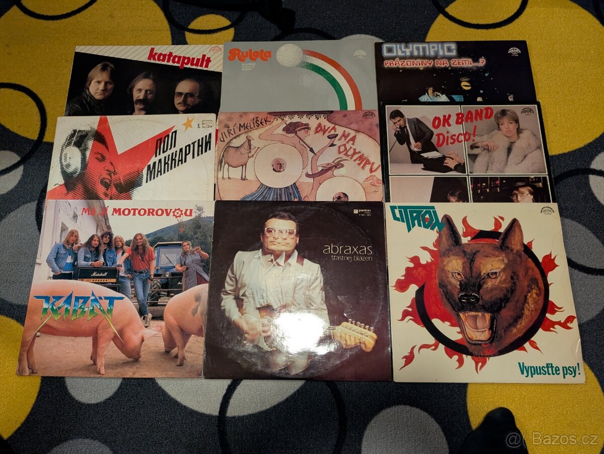 50x LP rock, metal, pop aj.