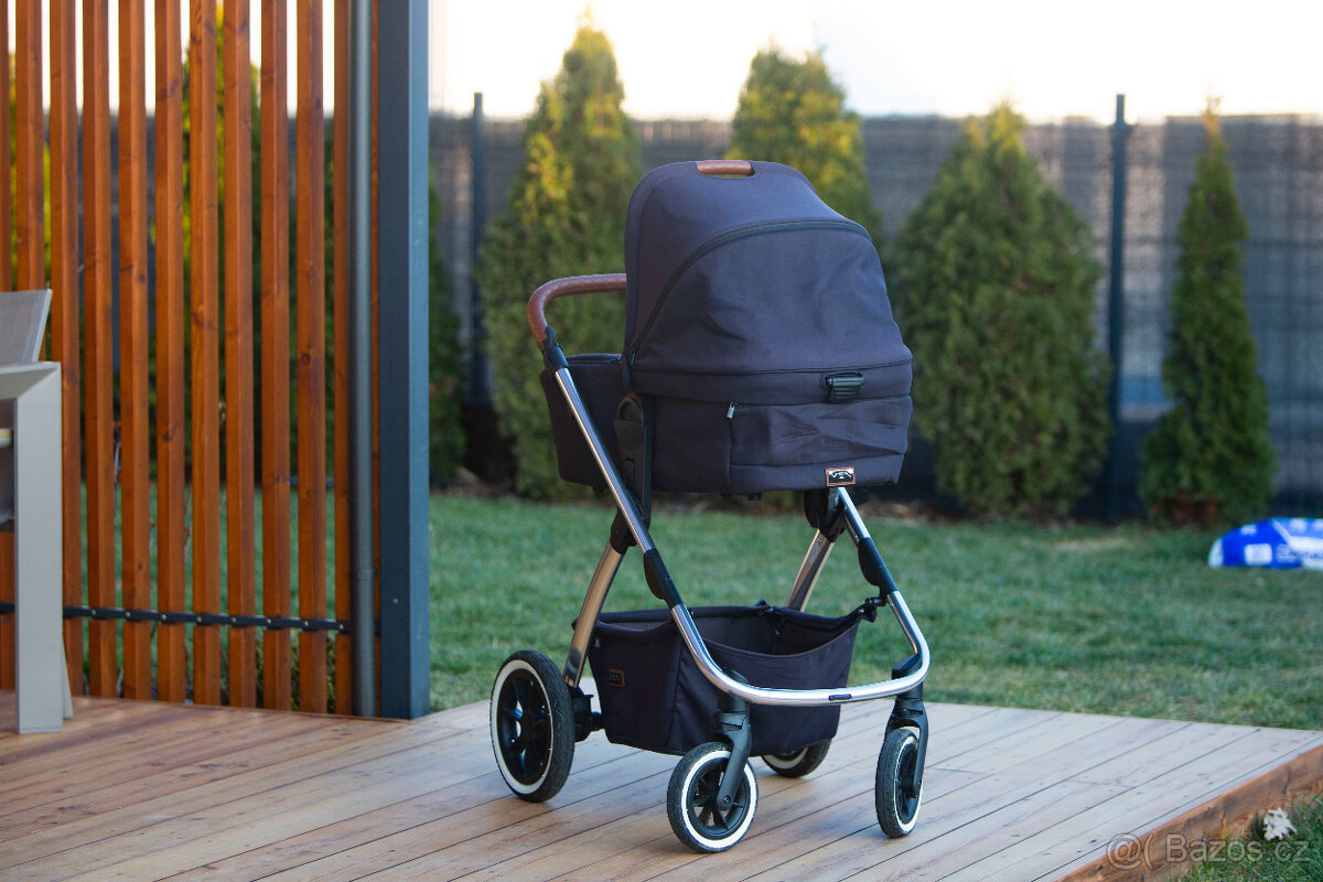 Kočárek Moon Relaxx Edition Navy - dvojkombinace