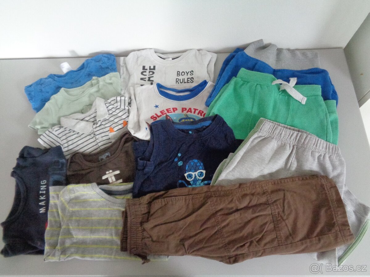 Oblečení na malého kluka, vel. 86 -92 (12 - 24 měsíců) II.