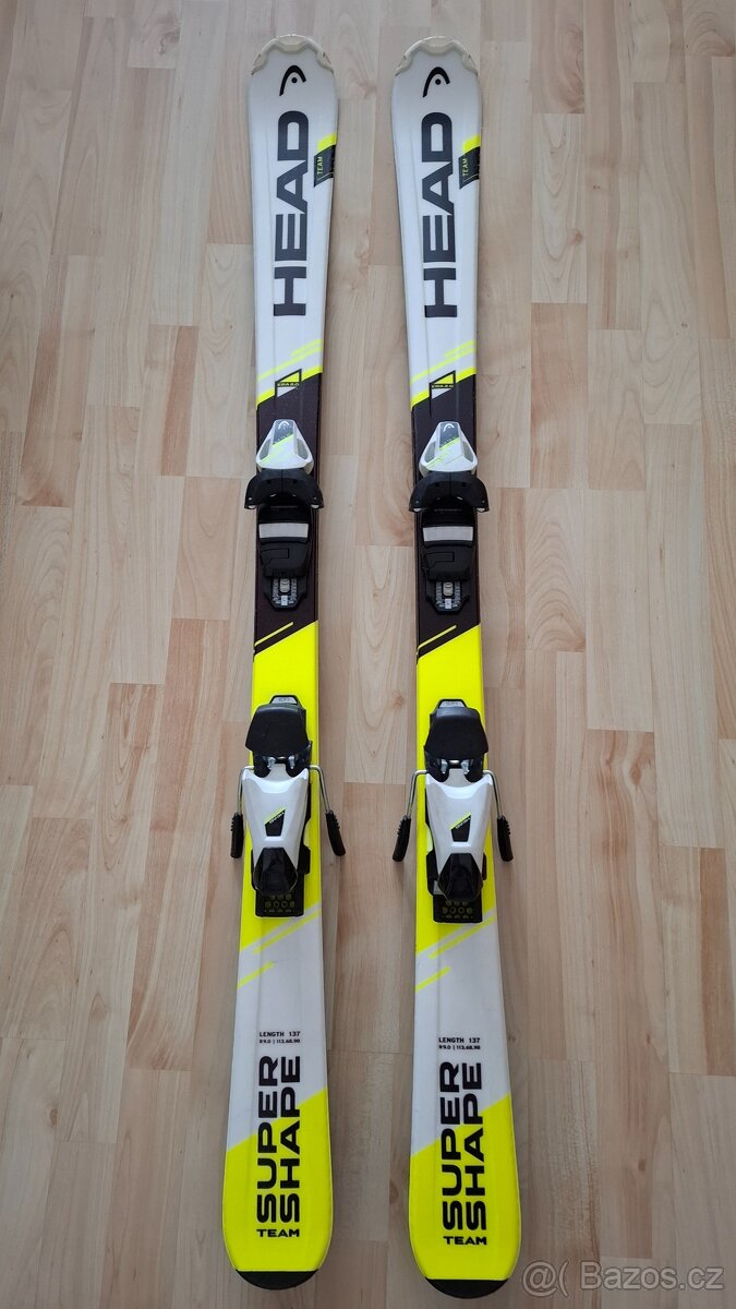 Juniorské lyže HEAD 137cm
