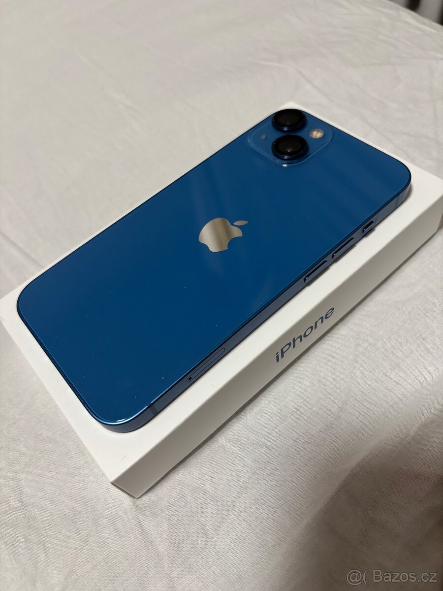 Iphone 13 TOP stav 128 GB Modré barvy