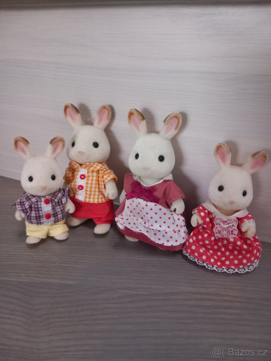 Sylvanian families rodina králíků