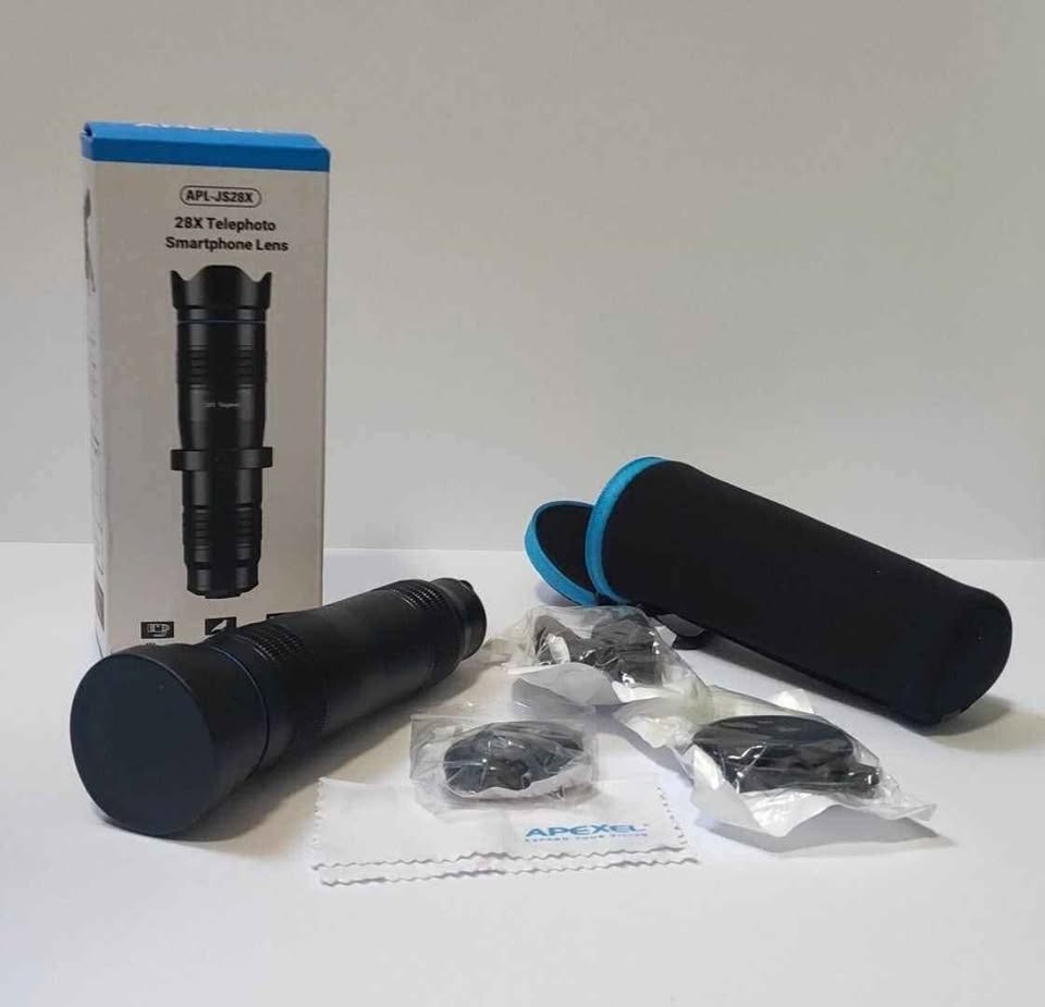 Nový objektiv/dalekohled pro smartphone + dálkový ovladač