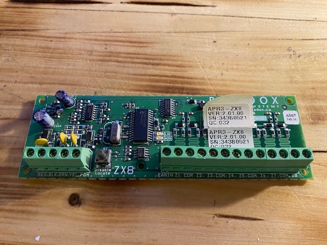 EXPANDÉR ZX8 8 VSTUPŮ PARADOX APR3-ZX8