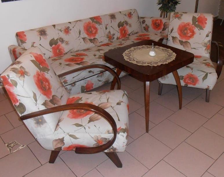 👉ART DECO pohovka a dvě křesla