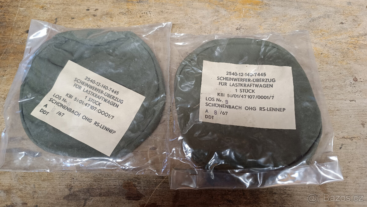 DKW Munga - kryty světel - originál Bundeswehr