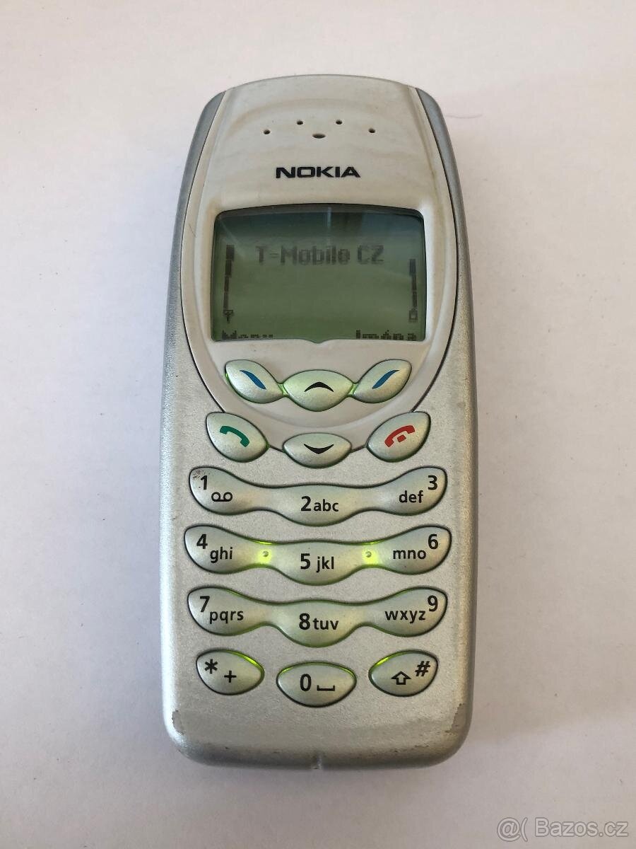 Nokia 3410 silver se zárukou