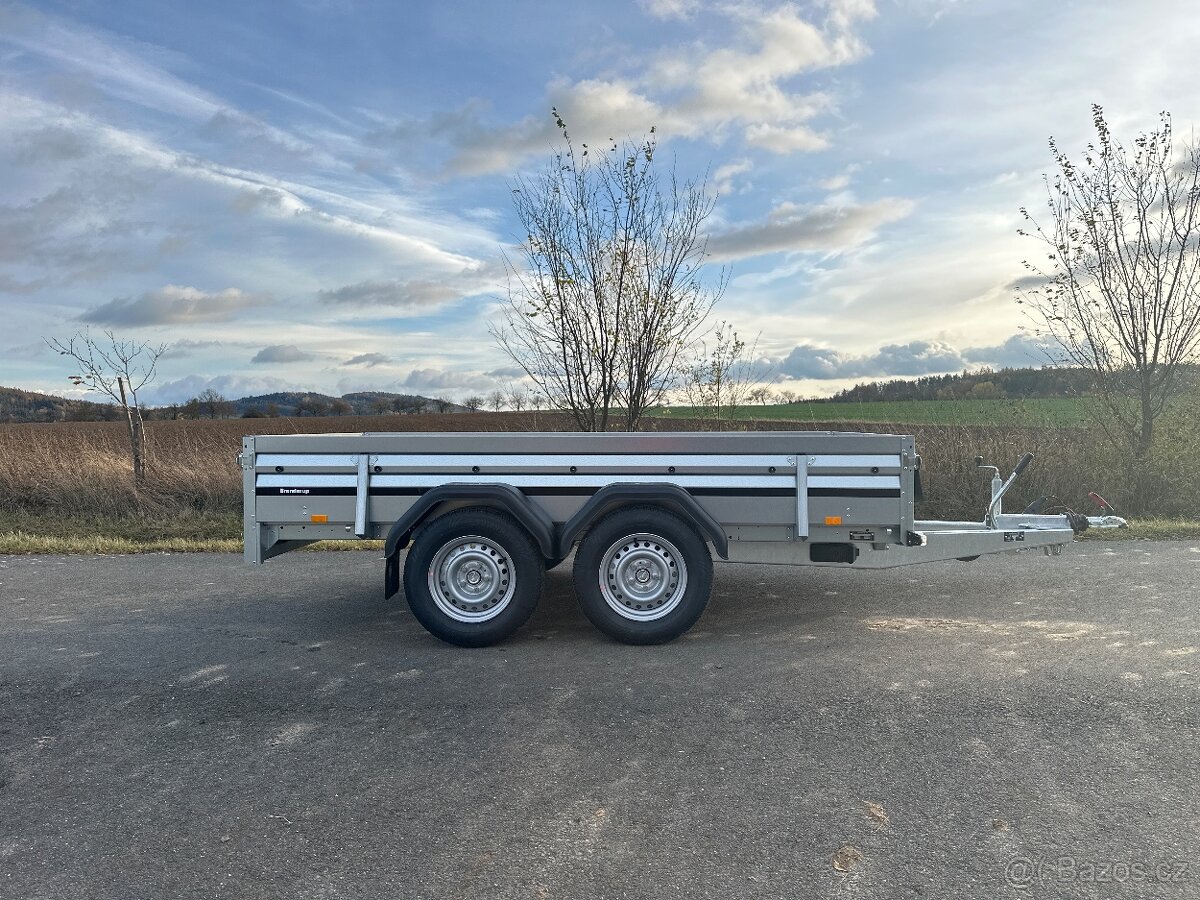 Přívěsný vozík Švédský 301x153x40cm 2500kg - záruka