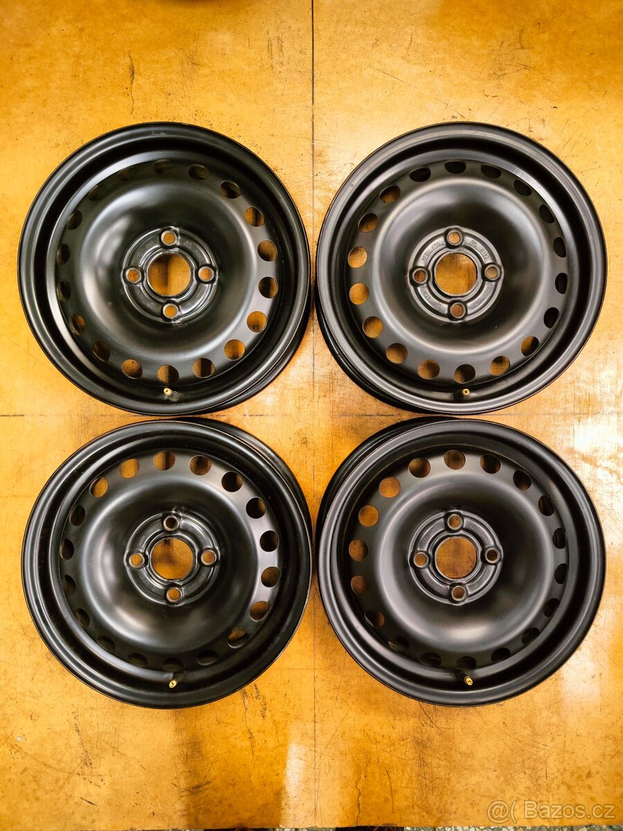 Plechové disky na Citigo 4x100 ET35 5jx14" 57,1 4ks