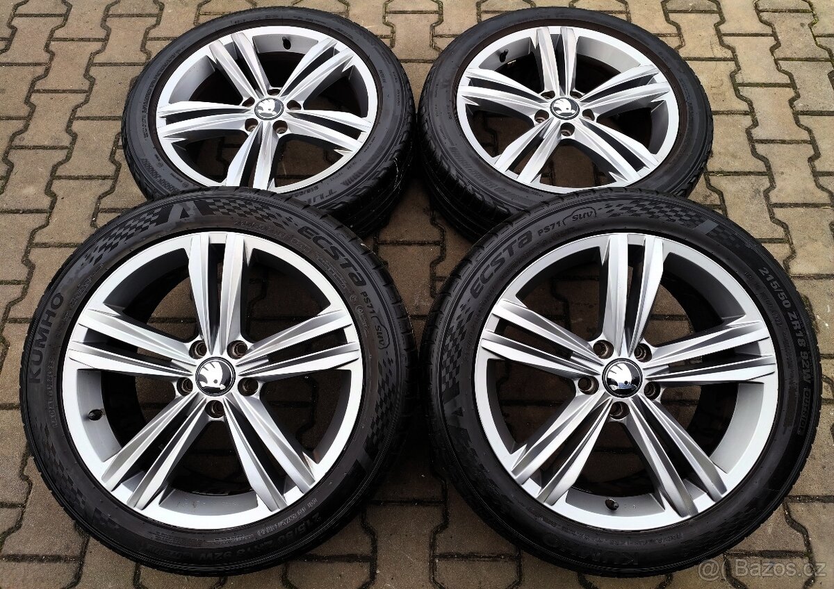 Alu kola originál Volkswagen T-Roc, Škoda Karoq 5x112 R18