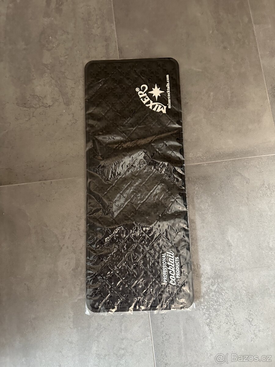 Silikonová podložka na bar černá