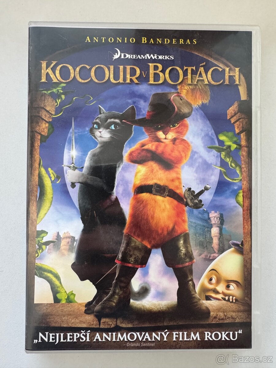 DVD - film Kocour v botách