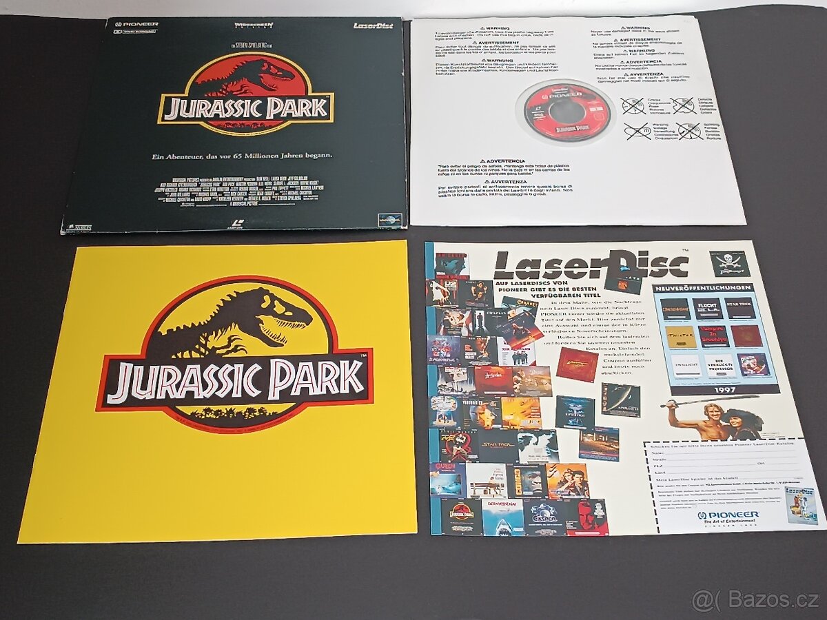 Sbírka LASERDISC 72ks + Zdarma LD Jurský Park