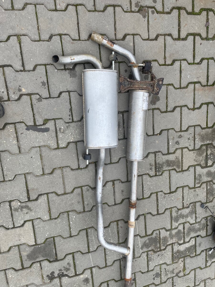 Nový výfuk vw polo