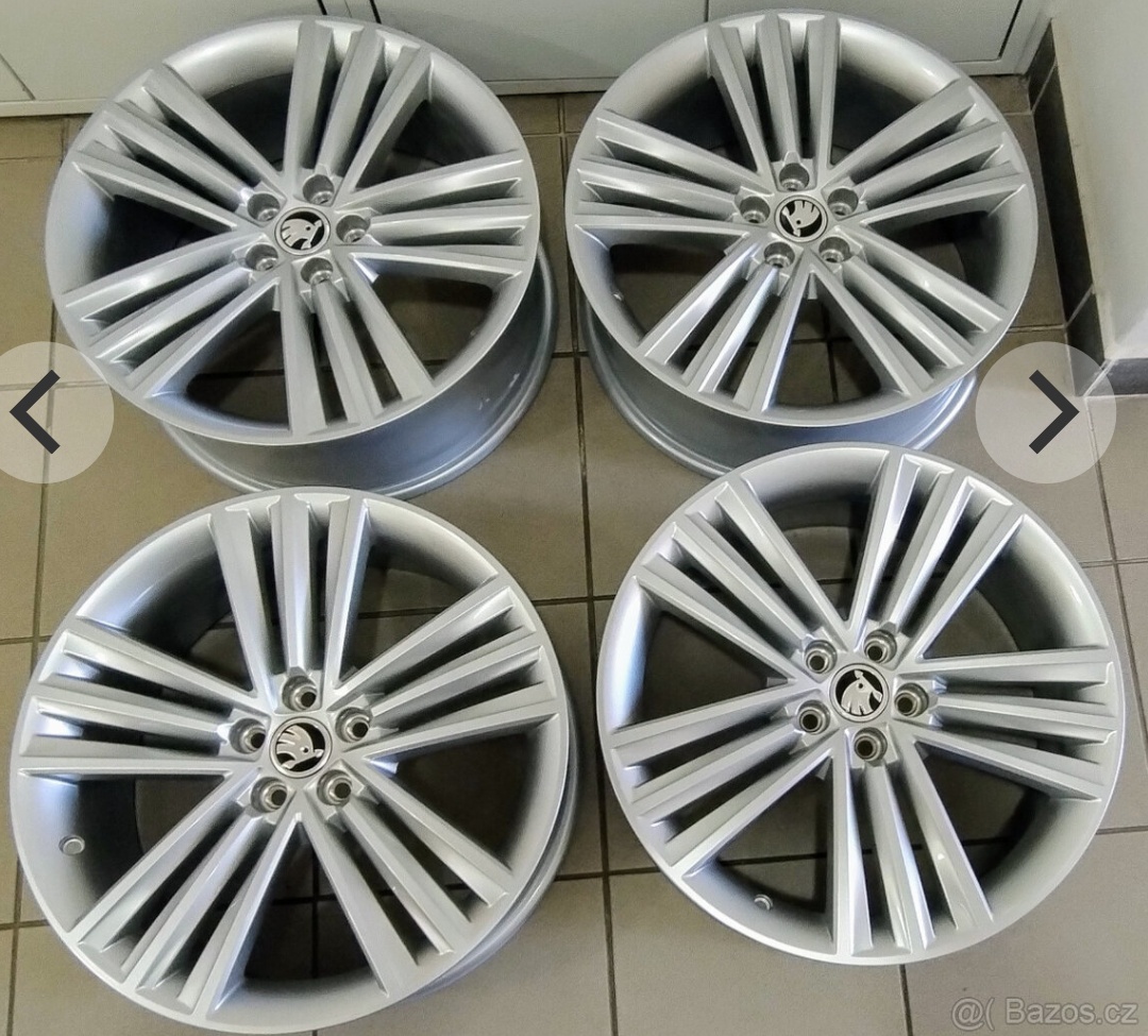 NOVÁ originál alu kola SIRIUS 18" pro škoda SCALA,KAMIQ