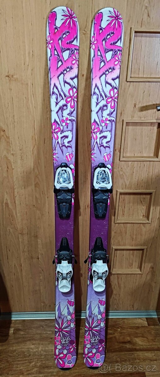 Lyže K2 Luv Bug 136cm - PĚKNÉ