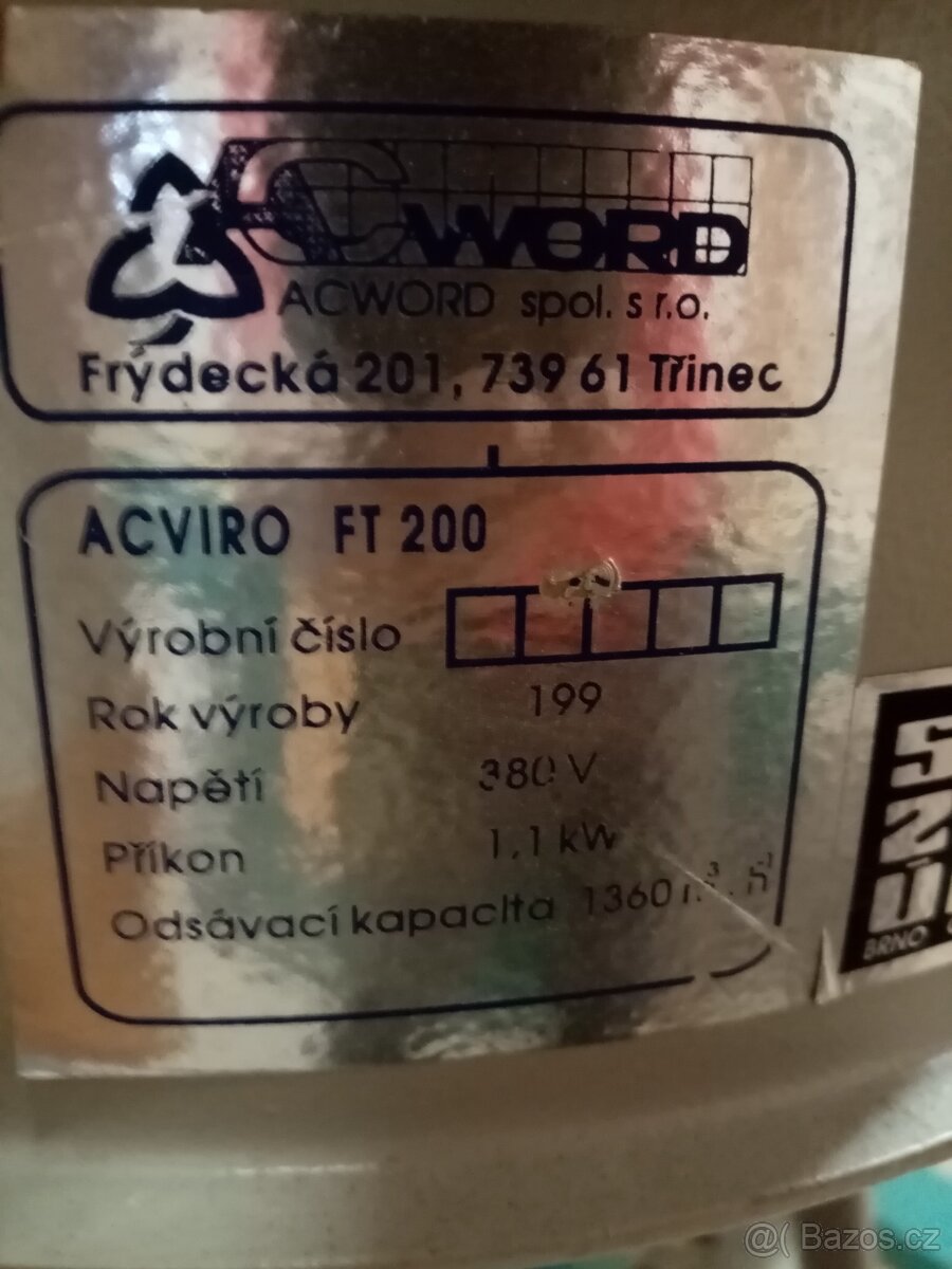 Spodní fréza s odsavanim