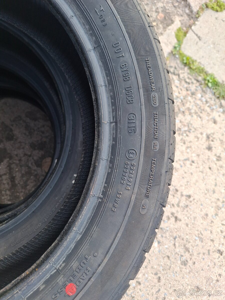Prodám nové pneu 185/55r16 letní Continental