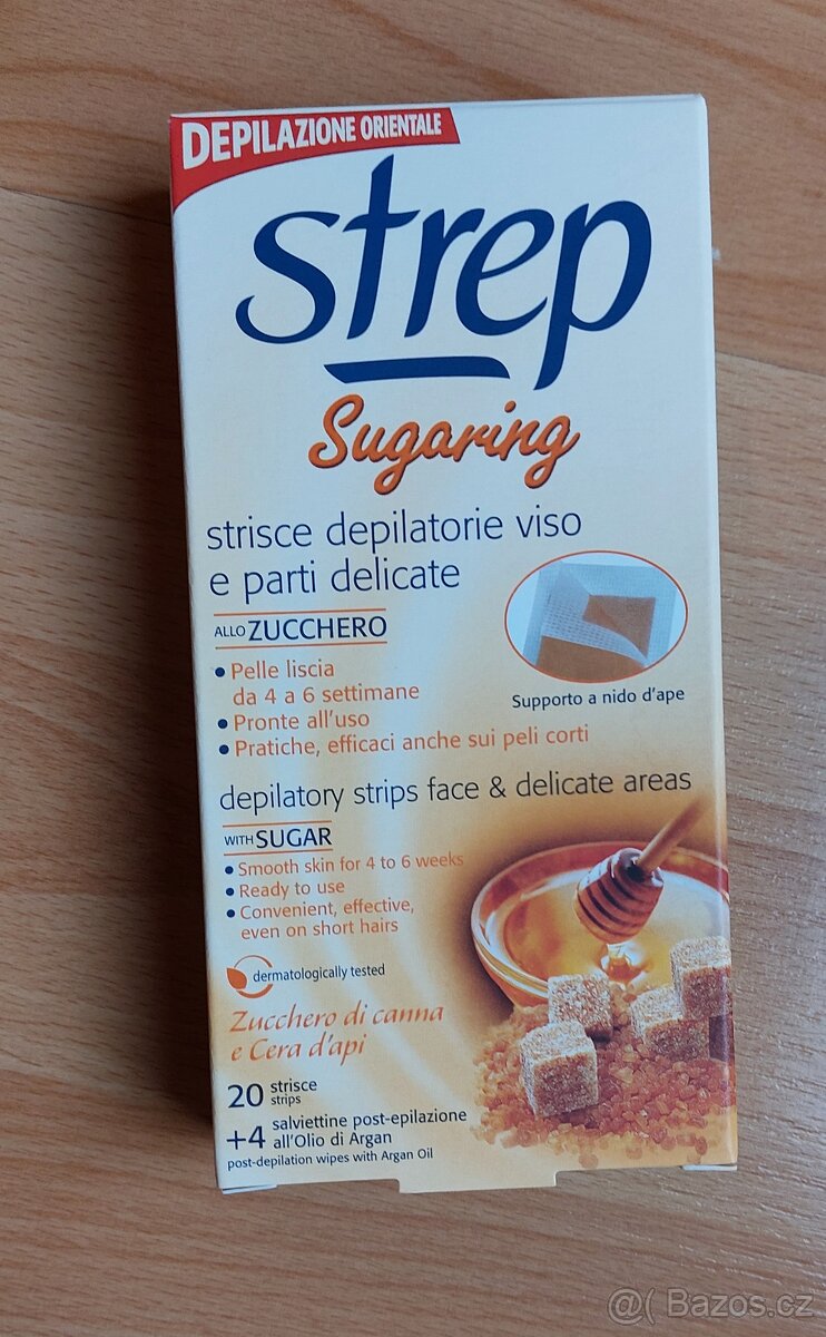 Voskové depilační pásky na tělo 20ks