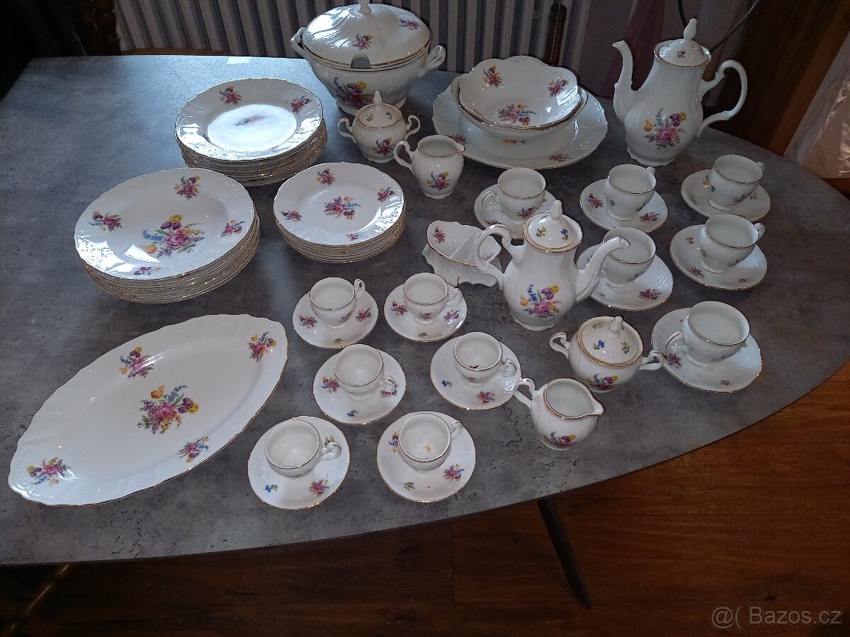 Porcelánový servis (54 ks) - Bernadotte.