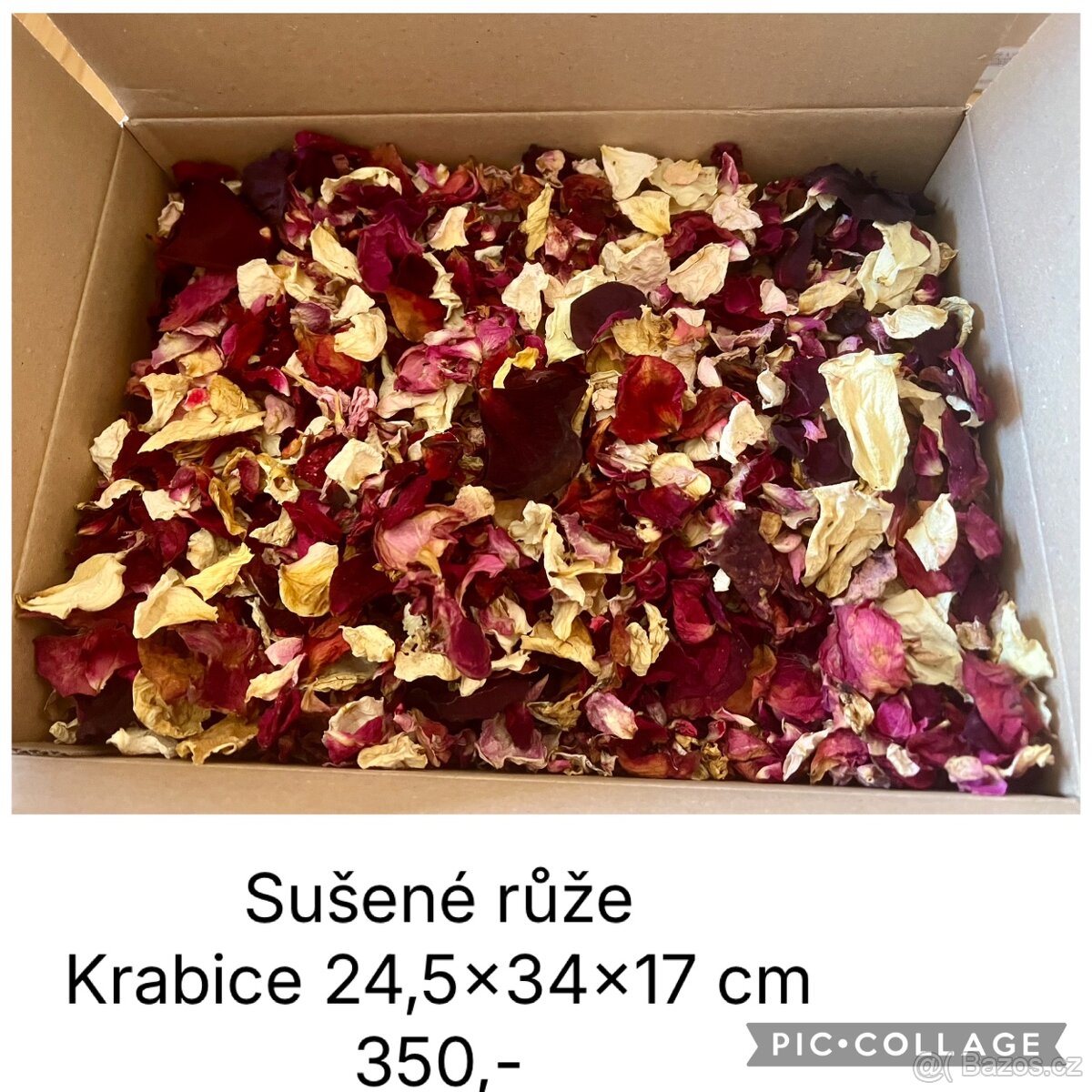 Sušené lístky růži