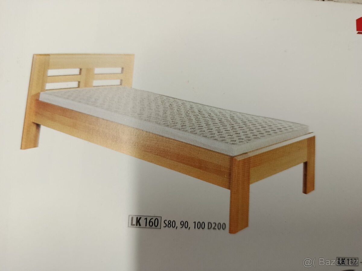 Prodám postel z bukového masivu