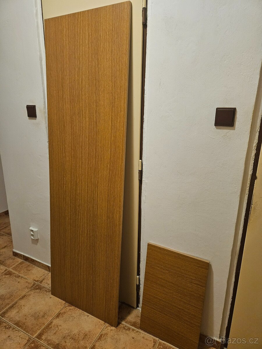 dřevěná deska 56 x 181 cm + 56 x 35 cm