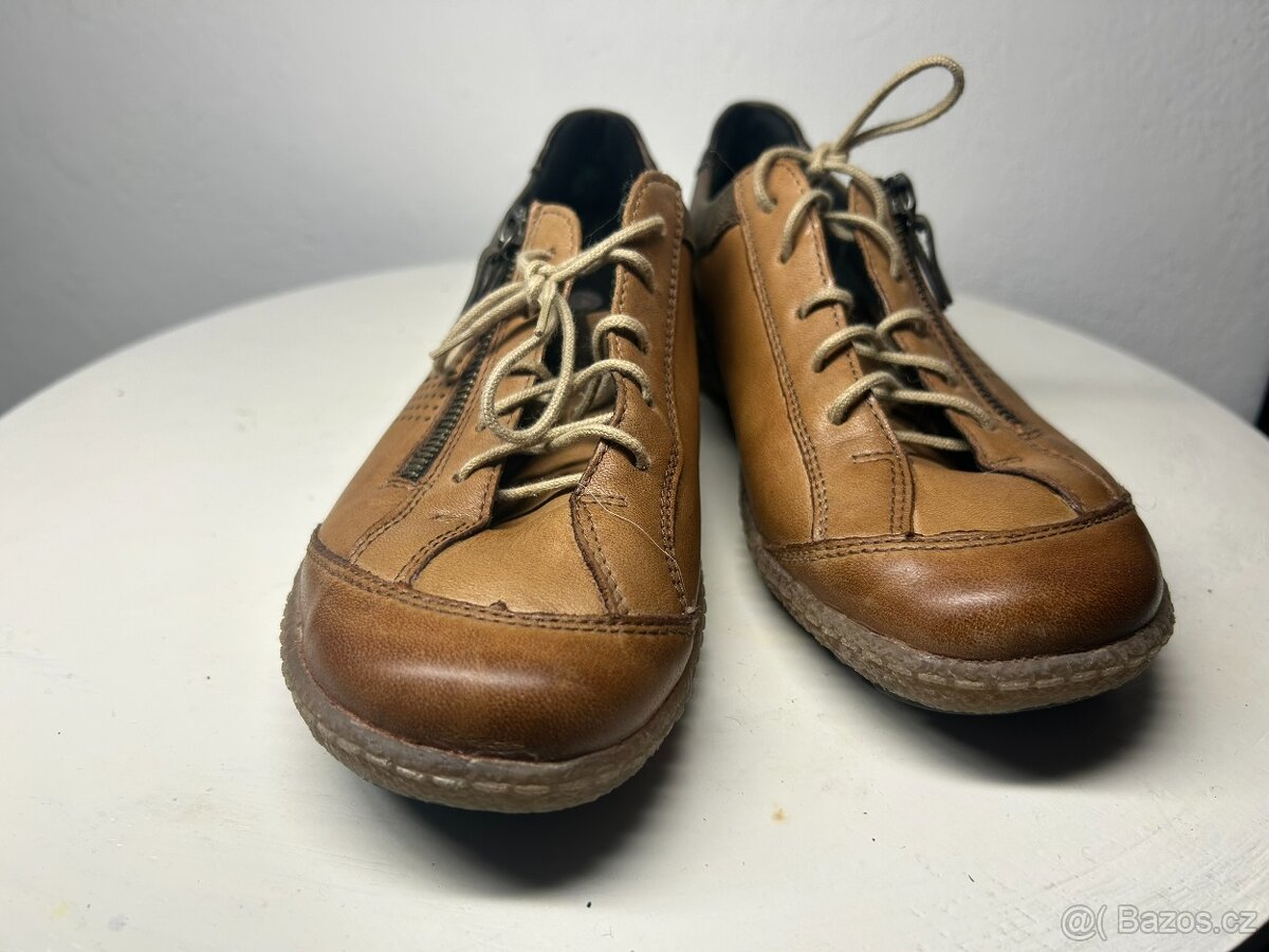 dámské kožené boty REMONTE vel. 37