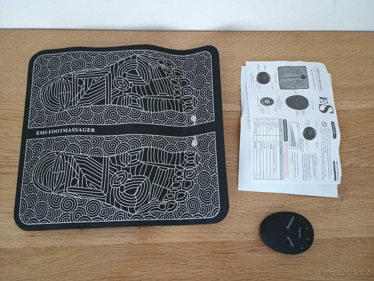 elektrická masážní podložka na nohy