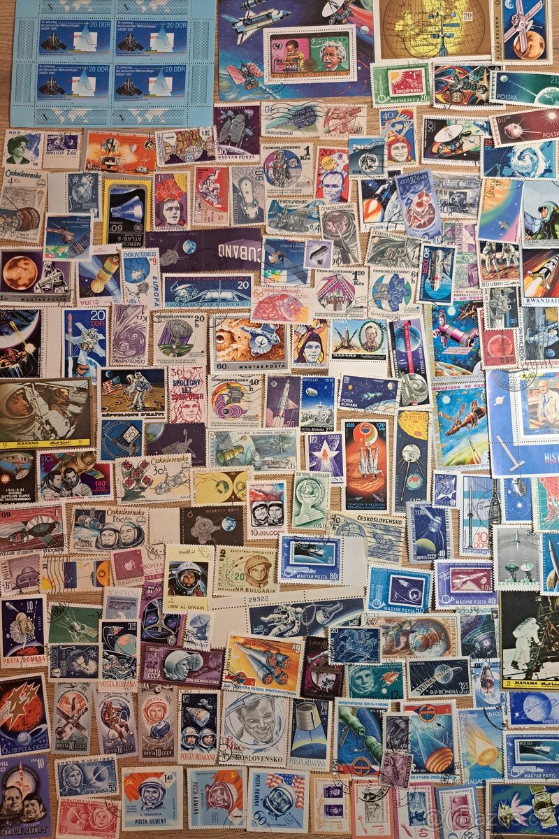 Sbírka známek vesmí