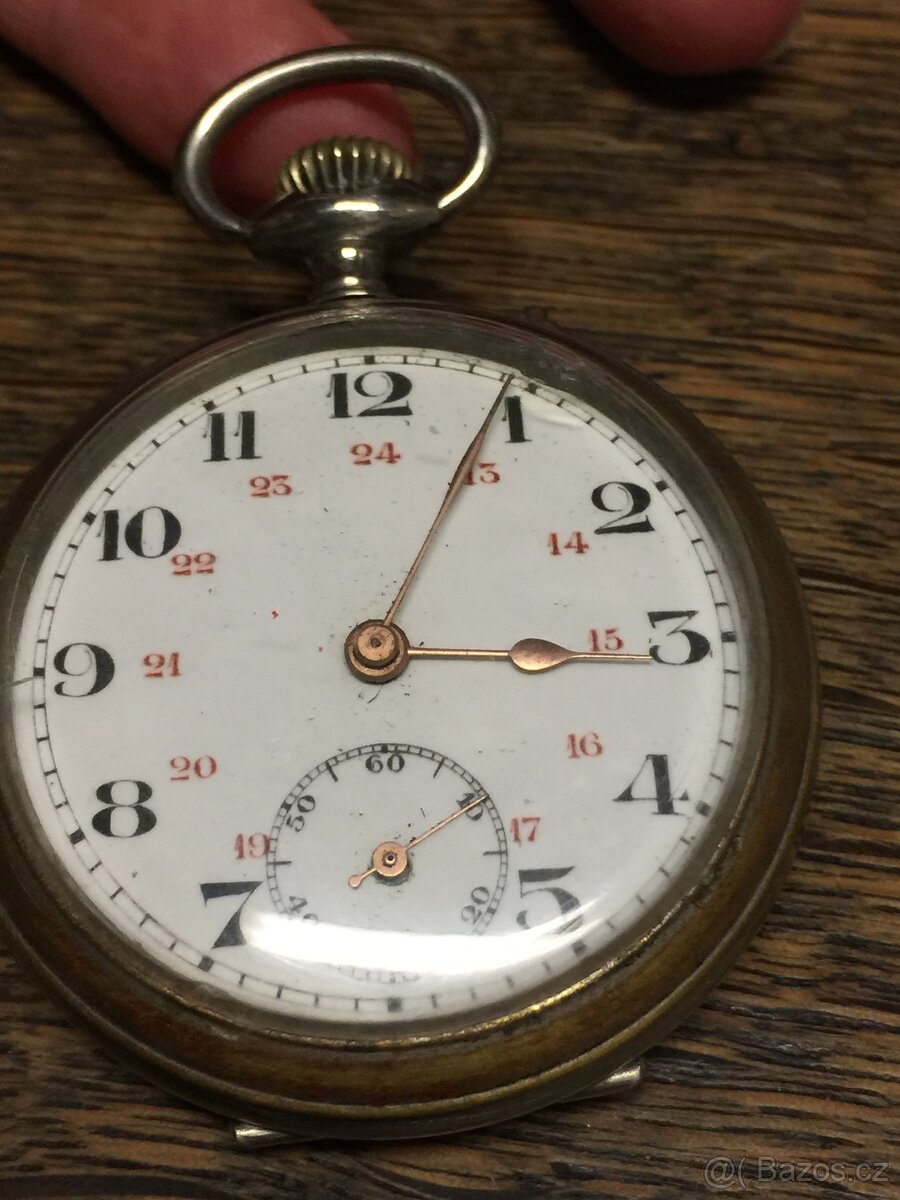 kapesní hodinky funkční rybářské - L'alouette