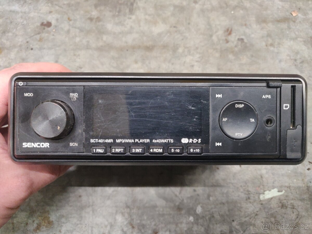 Autorádio Sencor + repro Sony Xplod