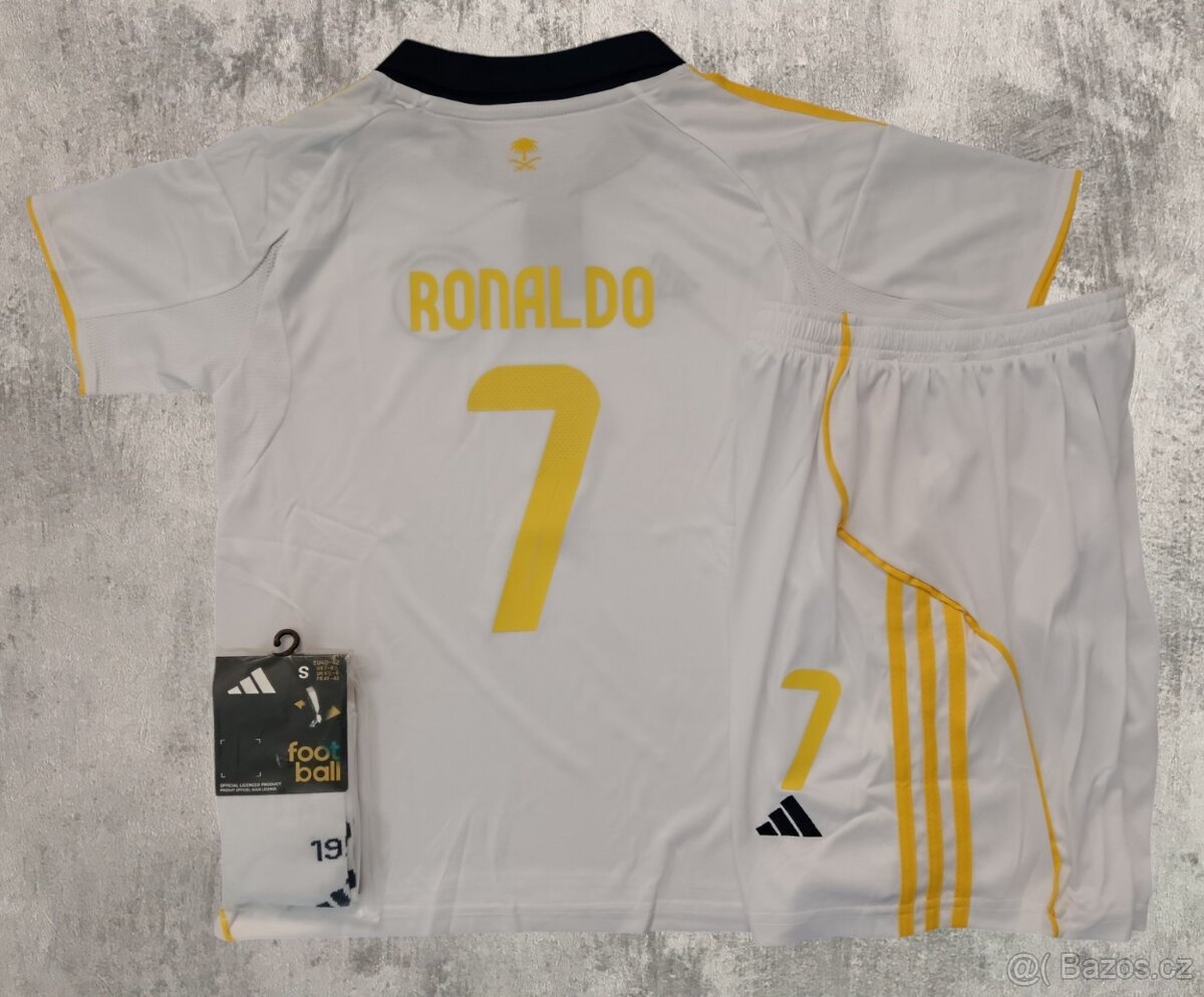 dětský dres Cristiano Ronaldo Al-Nassr FC bílá edice