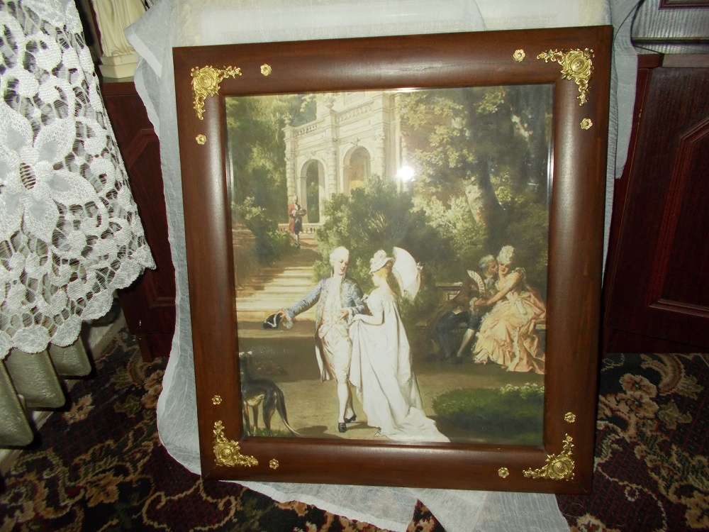 Obraz s dřevěným rámem