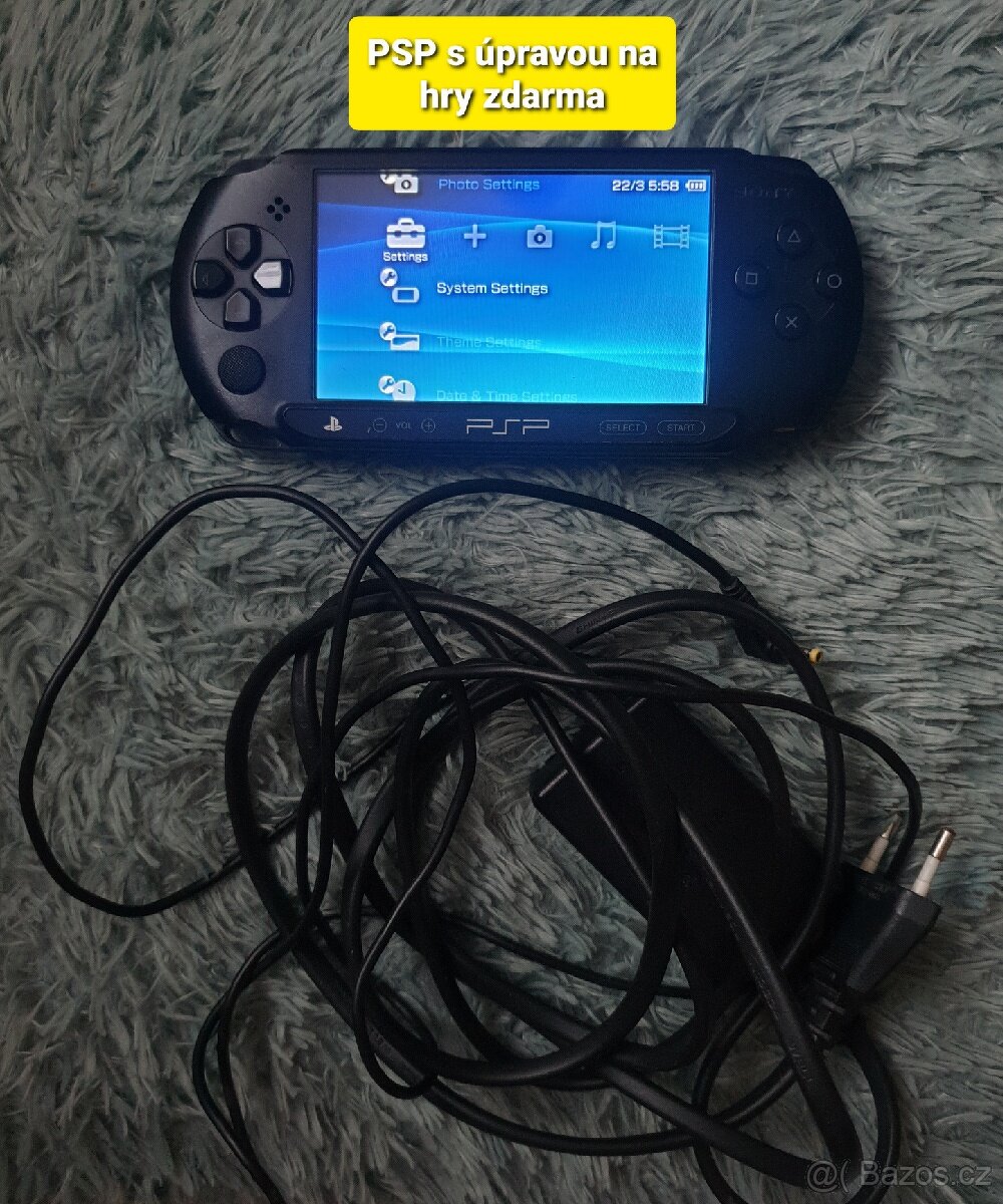 PSP s úpravou na hry zdarma