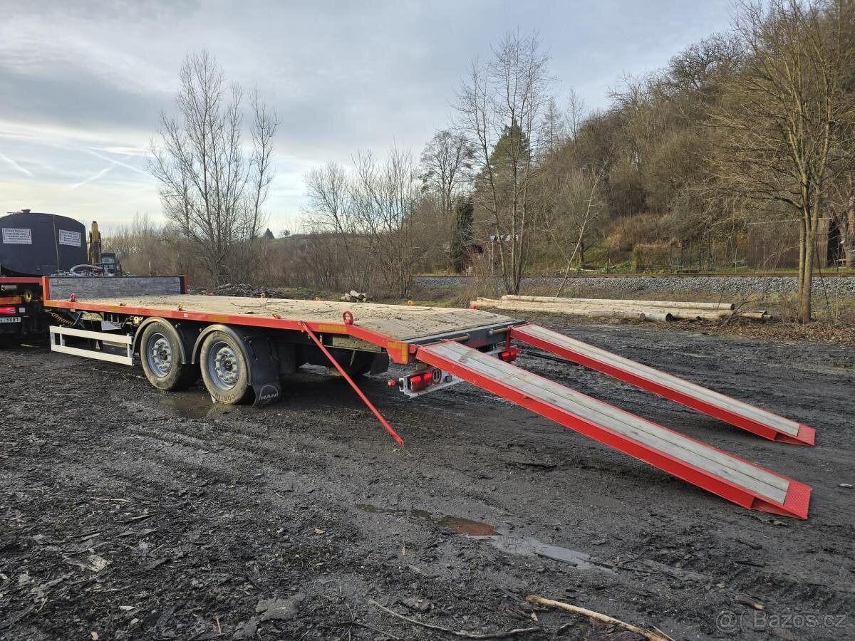 Podvalník, podval, valník, tandem, vlek, přívěs, trailer,