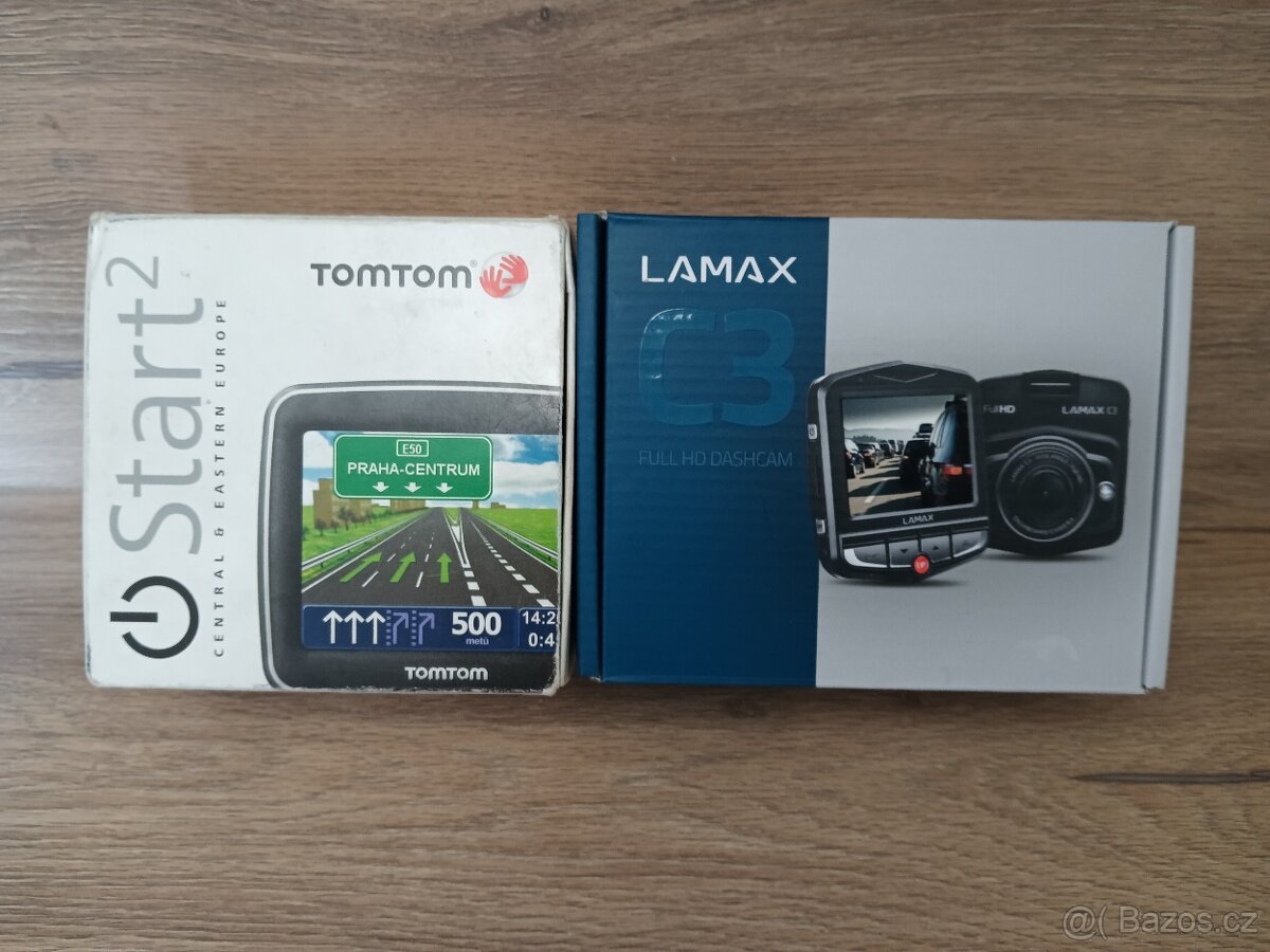Prodám Navigace TomTom+ Kameru Lamax